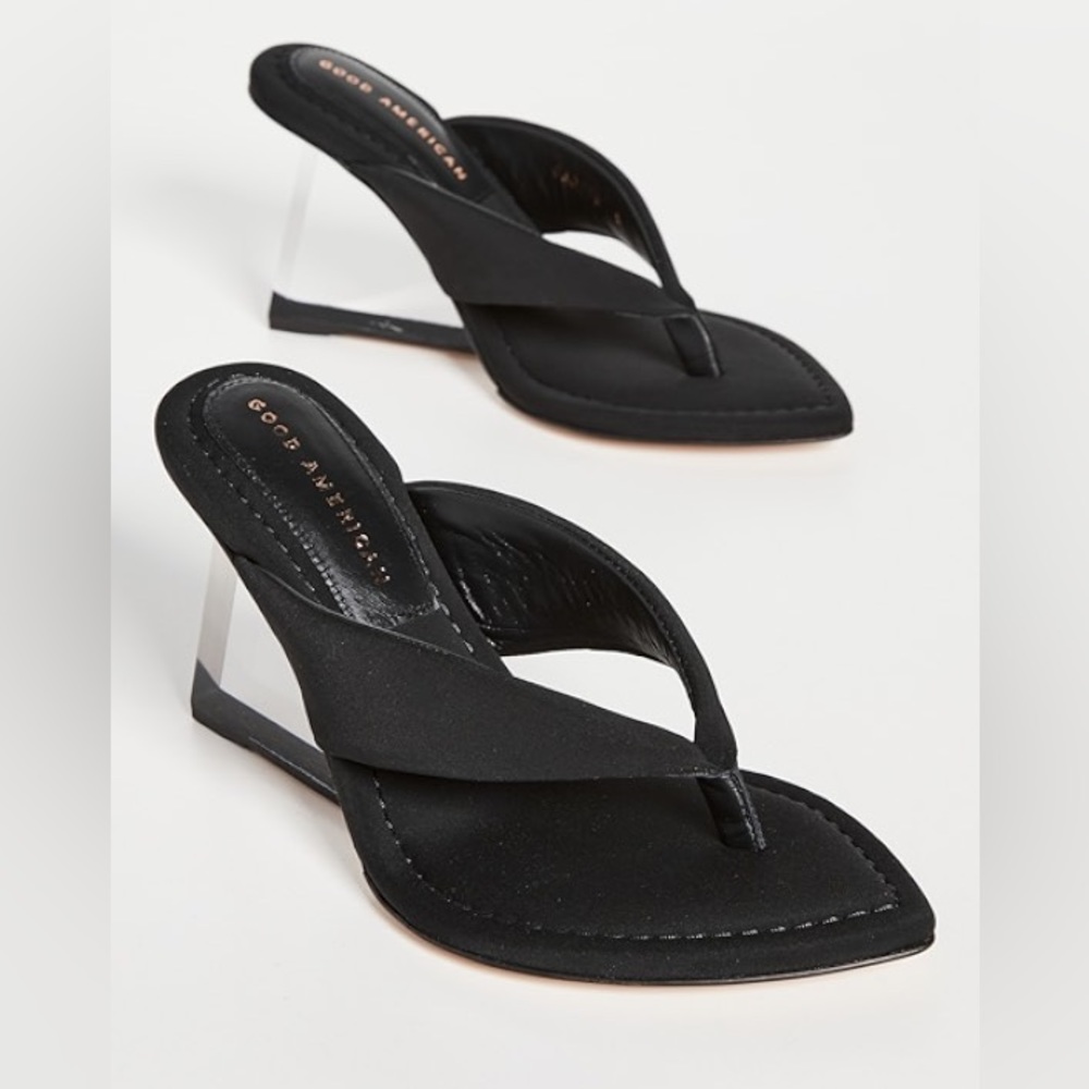 NEVER WORN Good American Cinderella heel